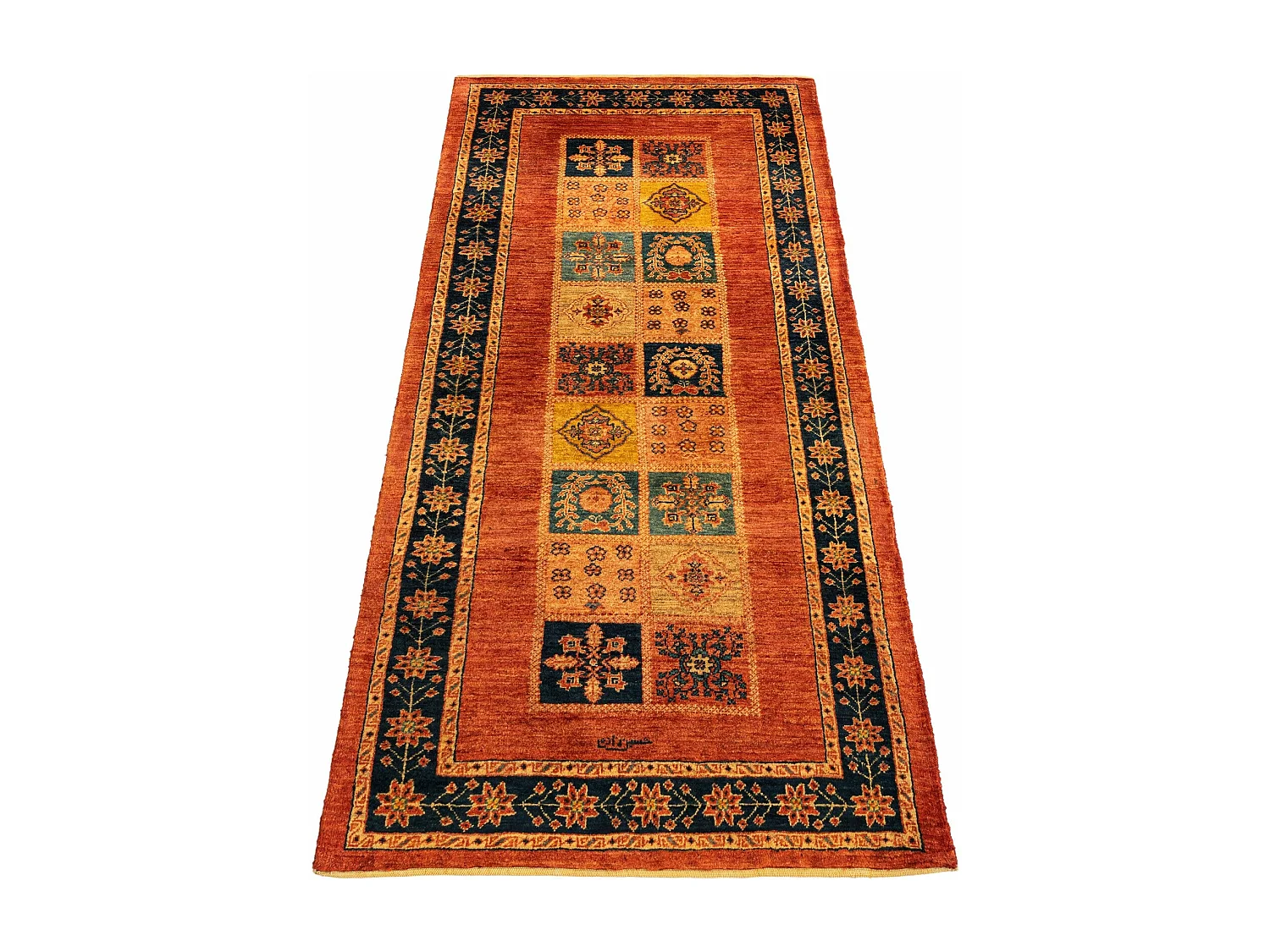 Loper-Woltapijt 202x84 Rood Kashkuli