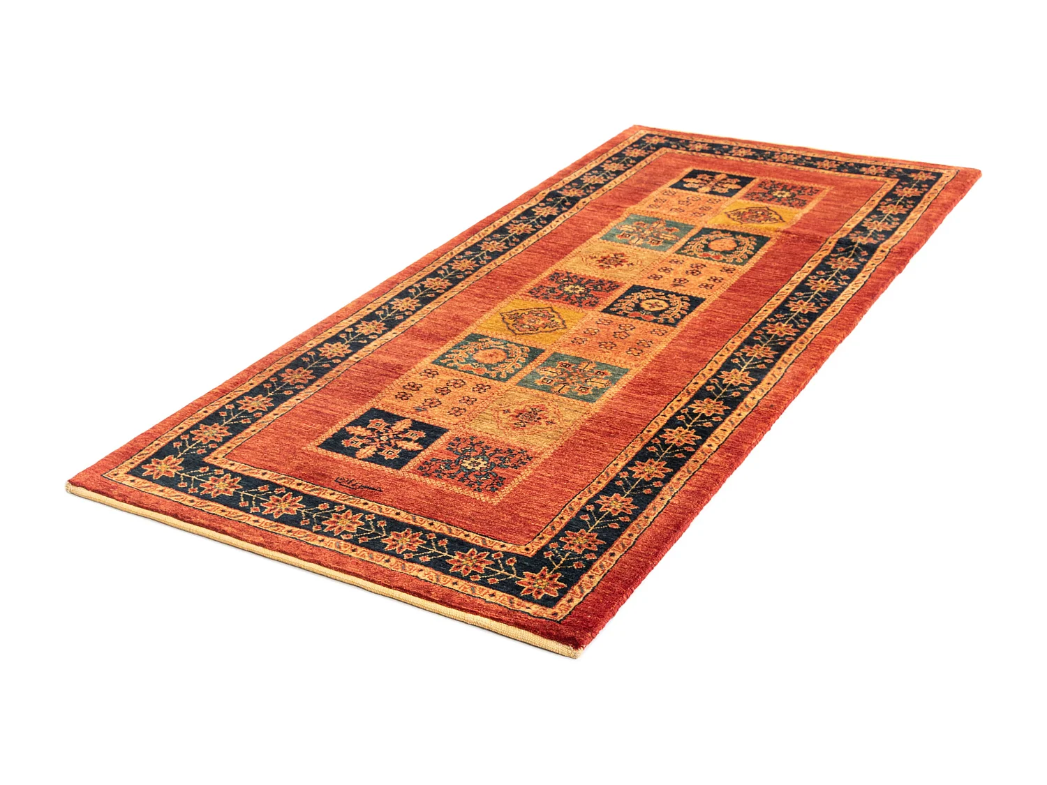 Loper-Woltapijt 202x84 Rood Kashkuli