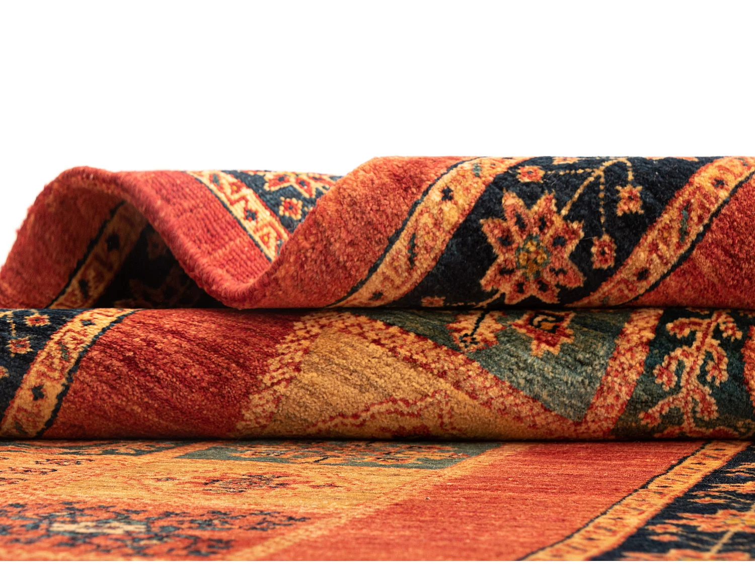 Loper-Woltapijt 202x84 Rood Kashkuli