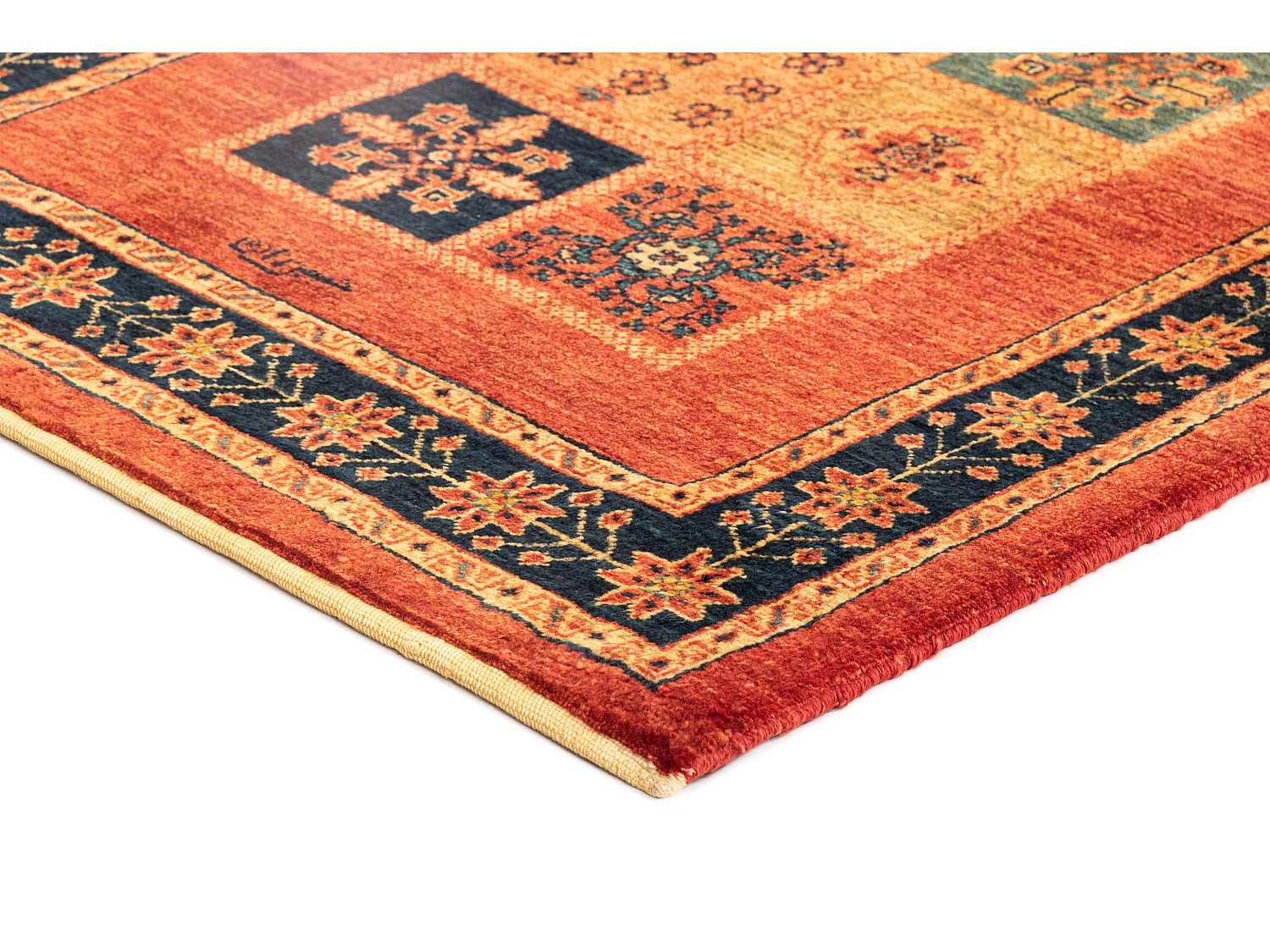 Loper-Woltapijt 202x84 Rood Kashkuli