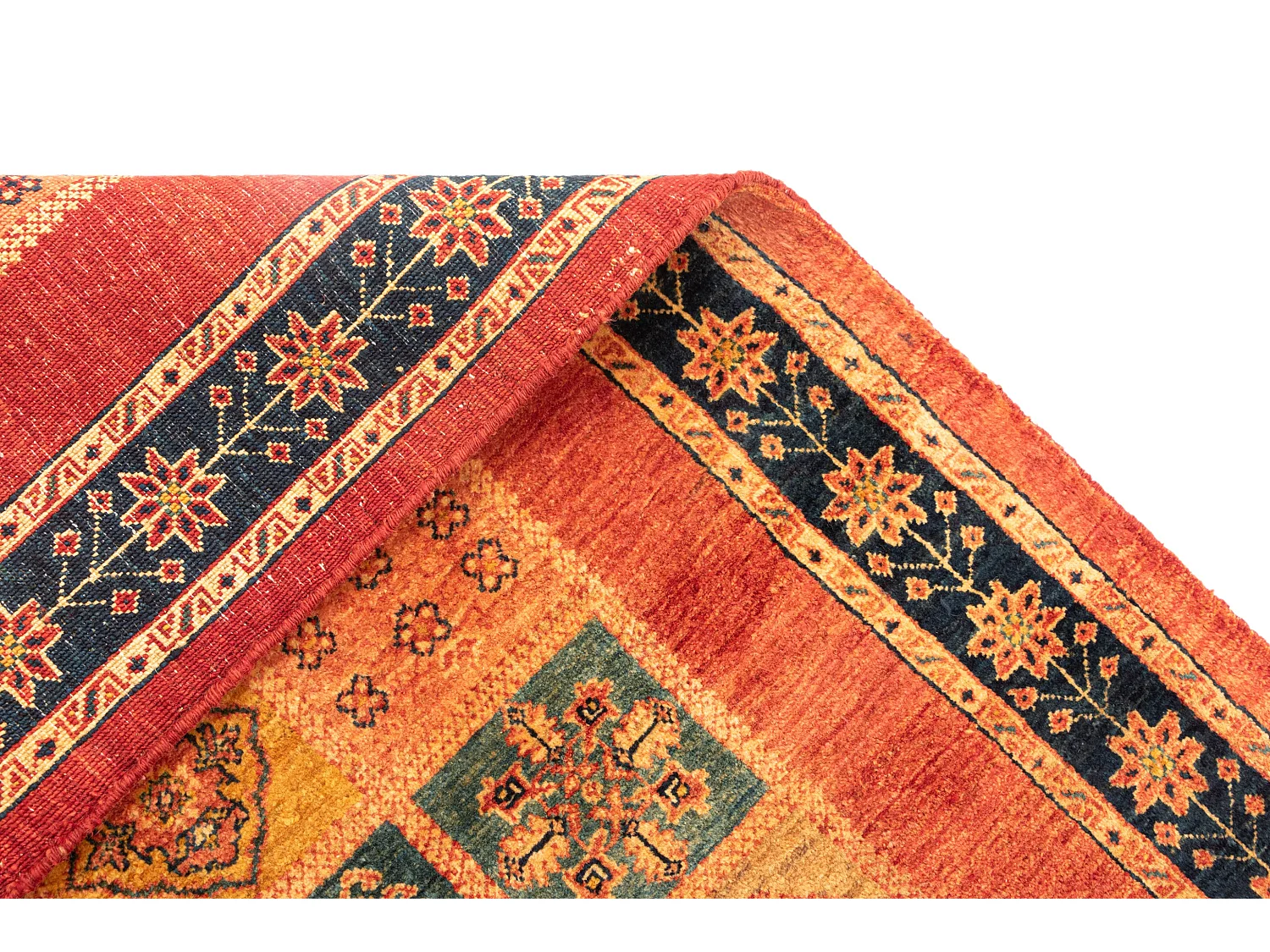 Loper-Woltapijt 202x84 Rood Kashkuli