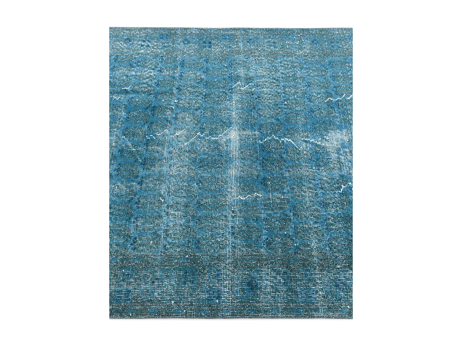 Tappeto in lana 112x201 turchese Ultra Vintage