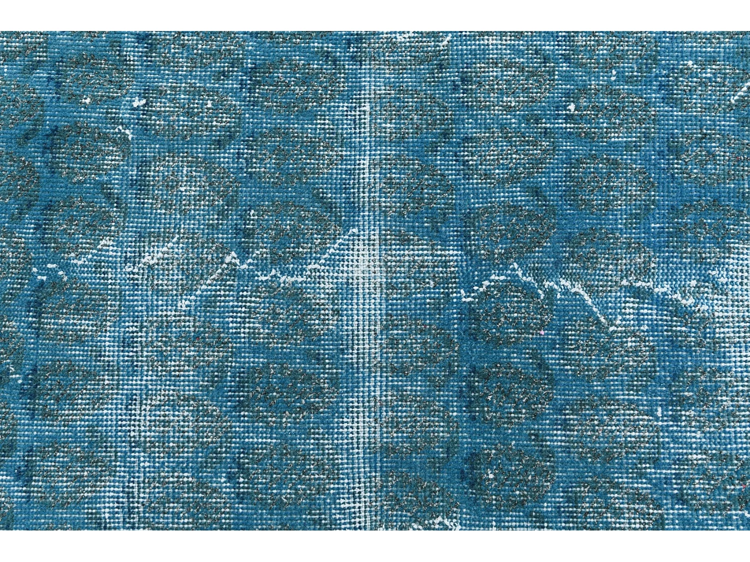 Tappeto in lana 112x201 turchese Ultra Vintage