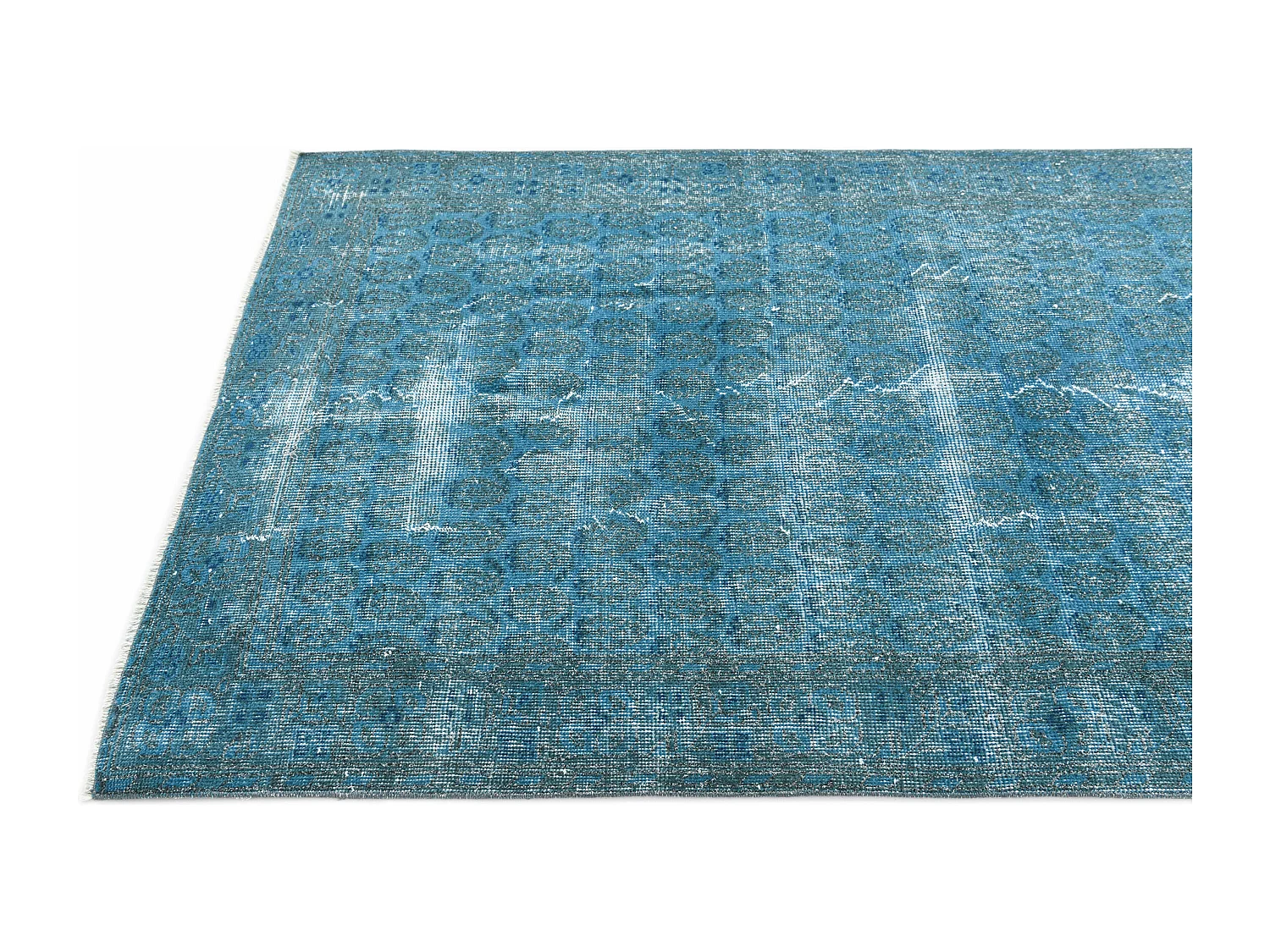 Tapis de laine 112x201 turquoise Ultra Vintage