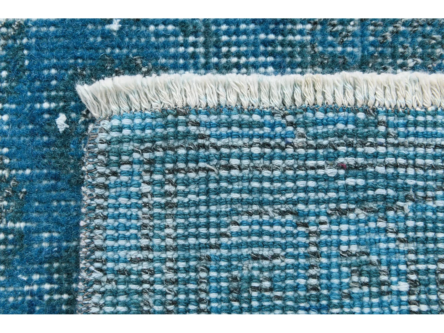 Tapis de laine 112x201 turquoise Ultra Vintage