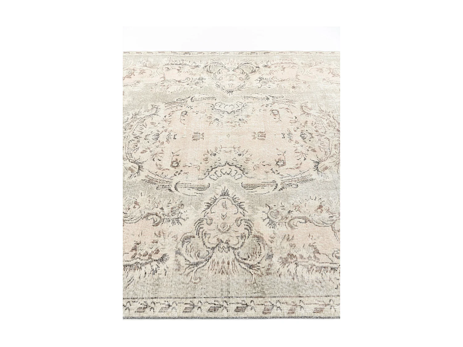 Wollteppich 201x318 Grau Ultra Vintage