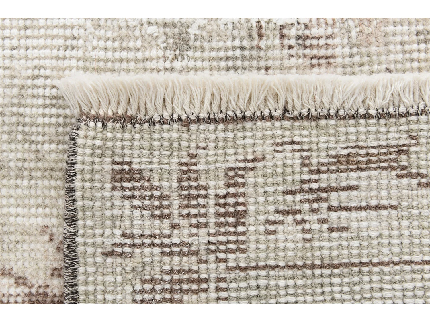 Wollteppich 201x318 Grau Ultra Vintage