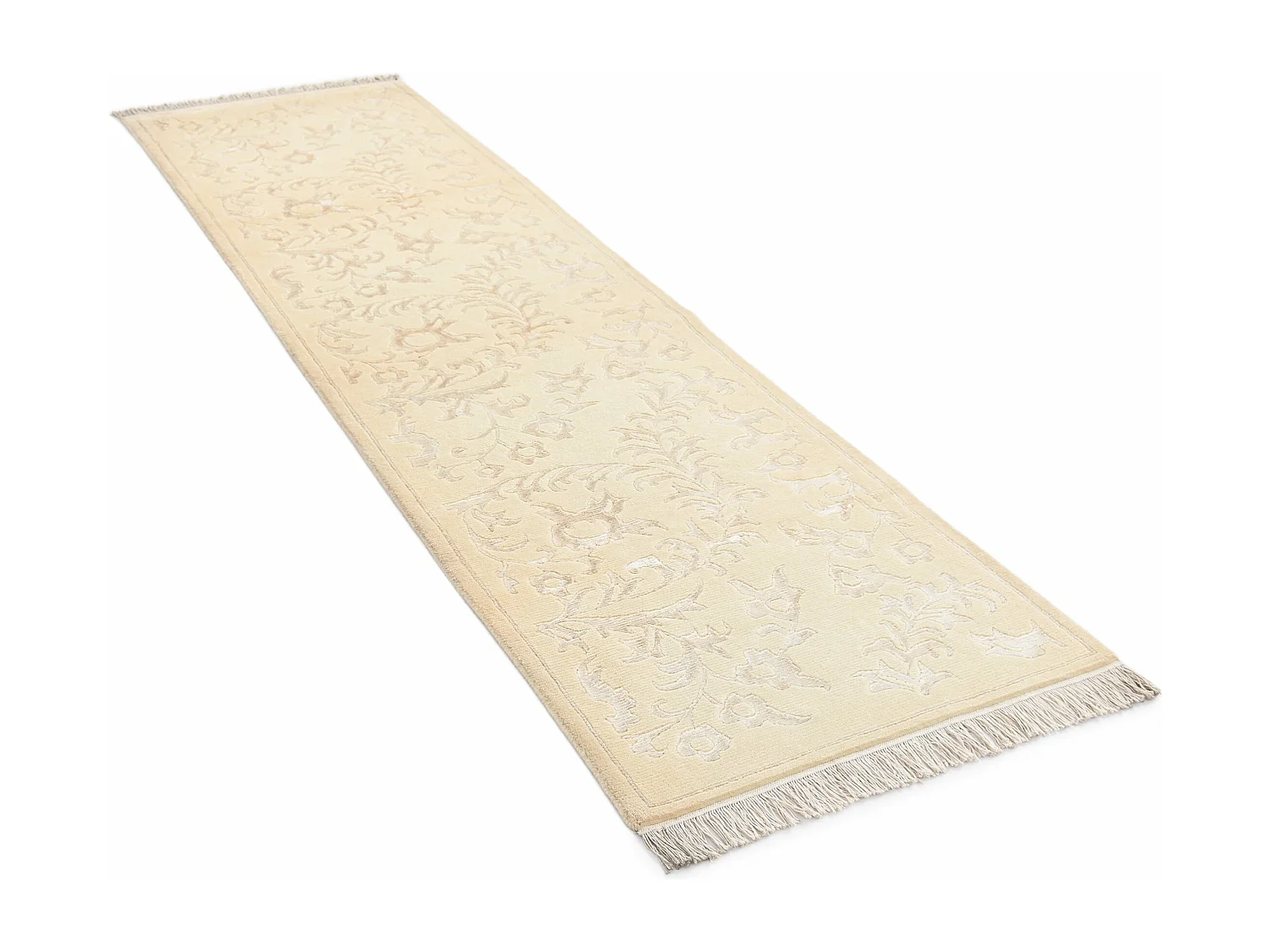Tappeto per corridoio in lana 79x396 beige Darya