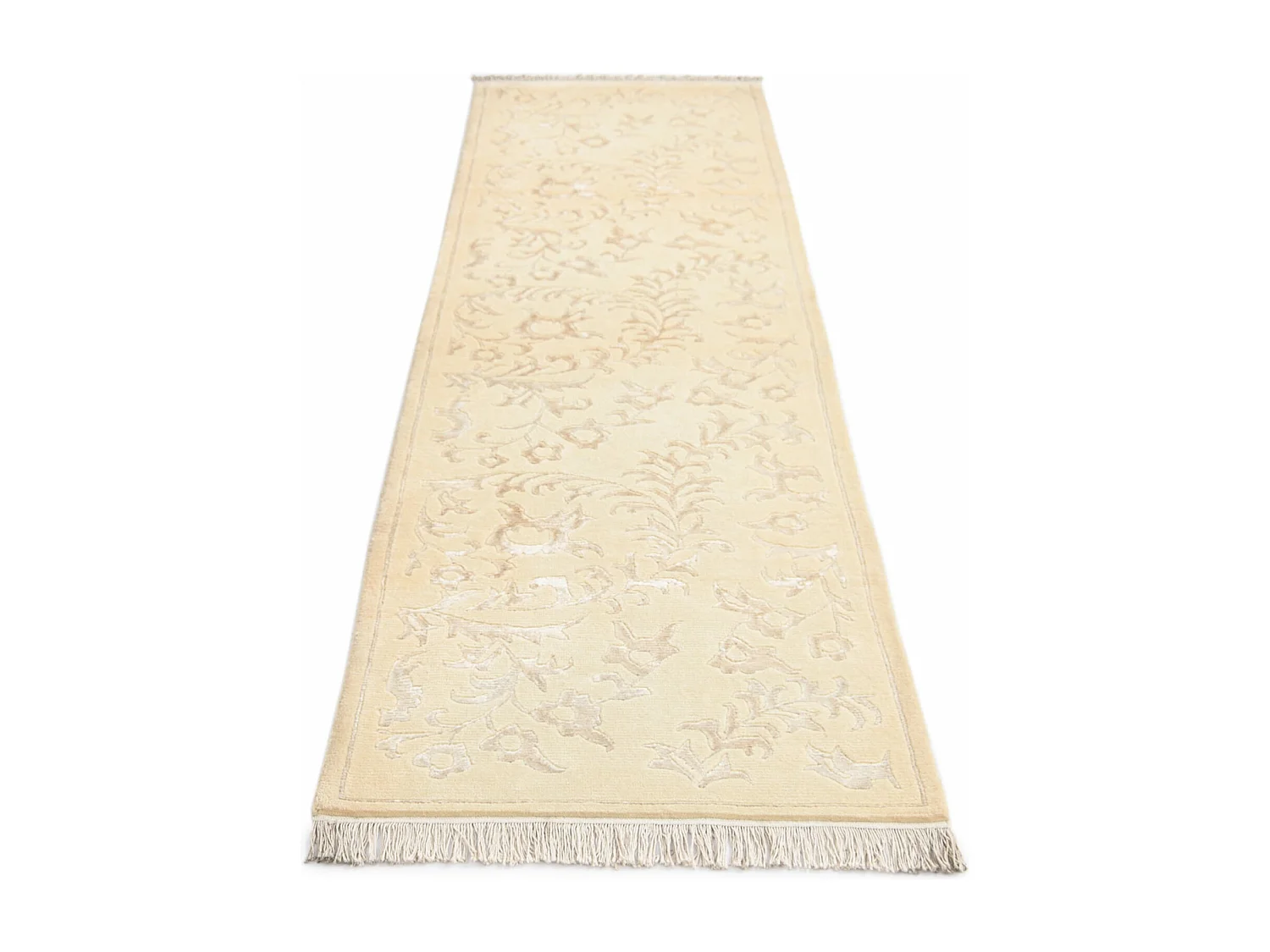 Tappeto per corridoio in lana 79x396 beige Darya