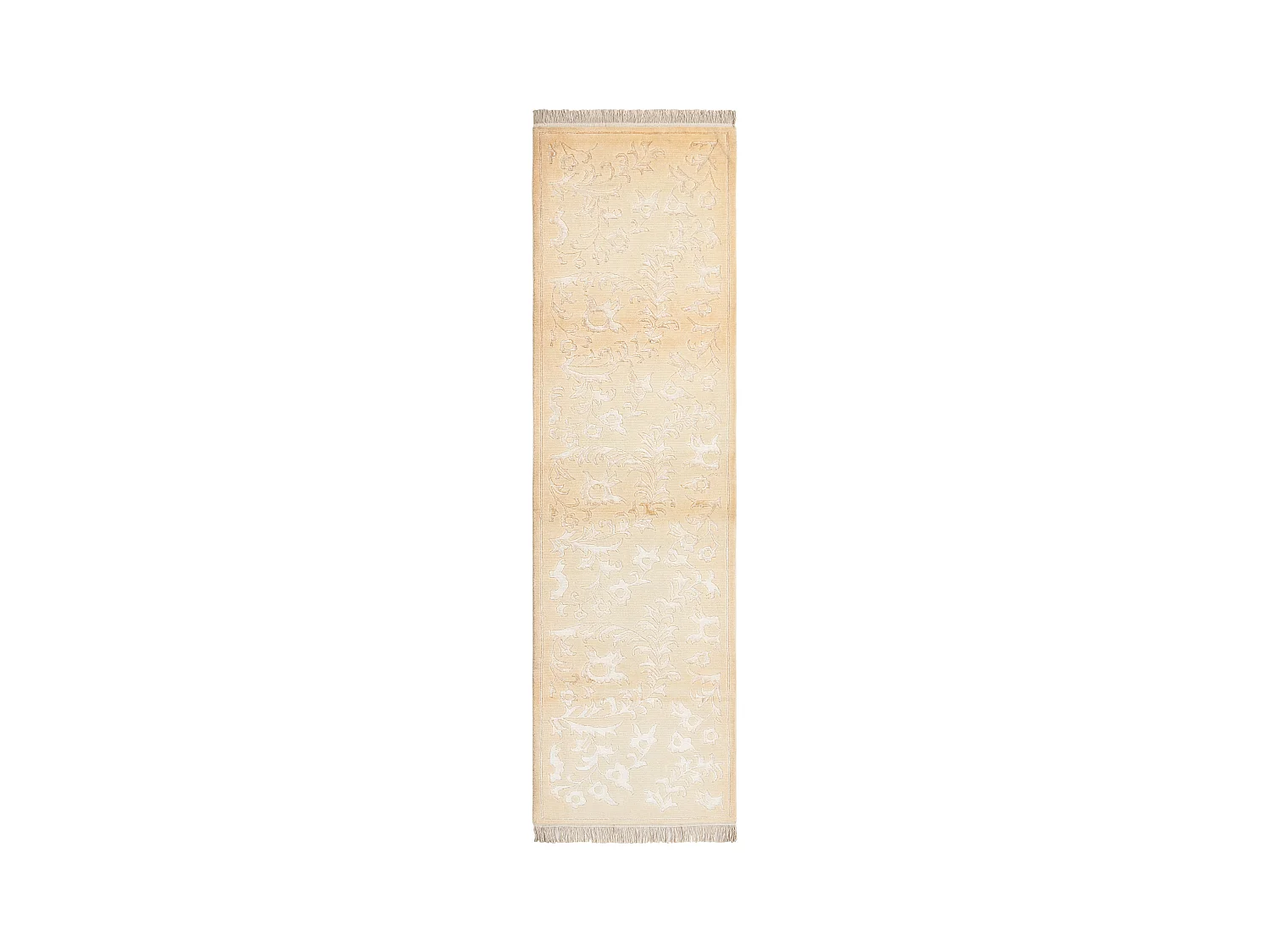 Tapis de couloir en laine 79x396 beige Darya