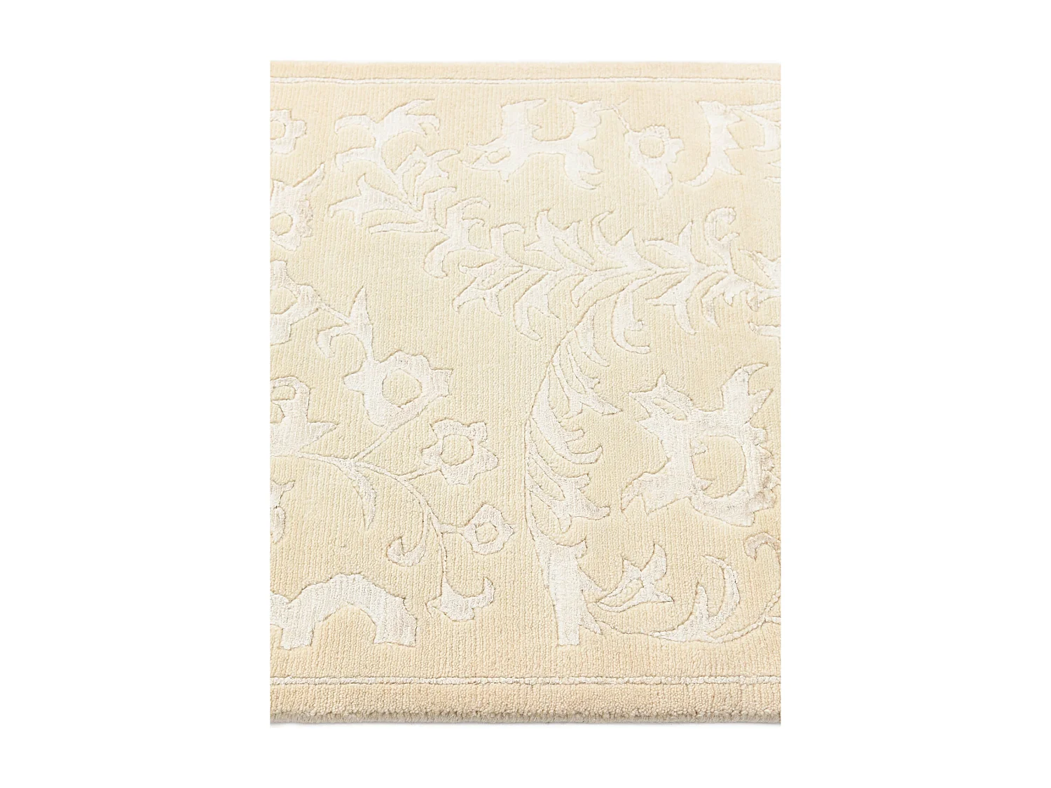Tapis de couloir en laine 79x396 beige Darya