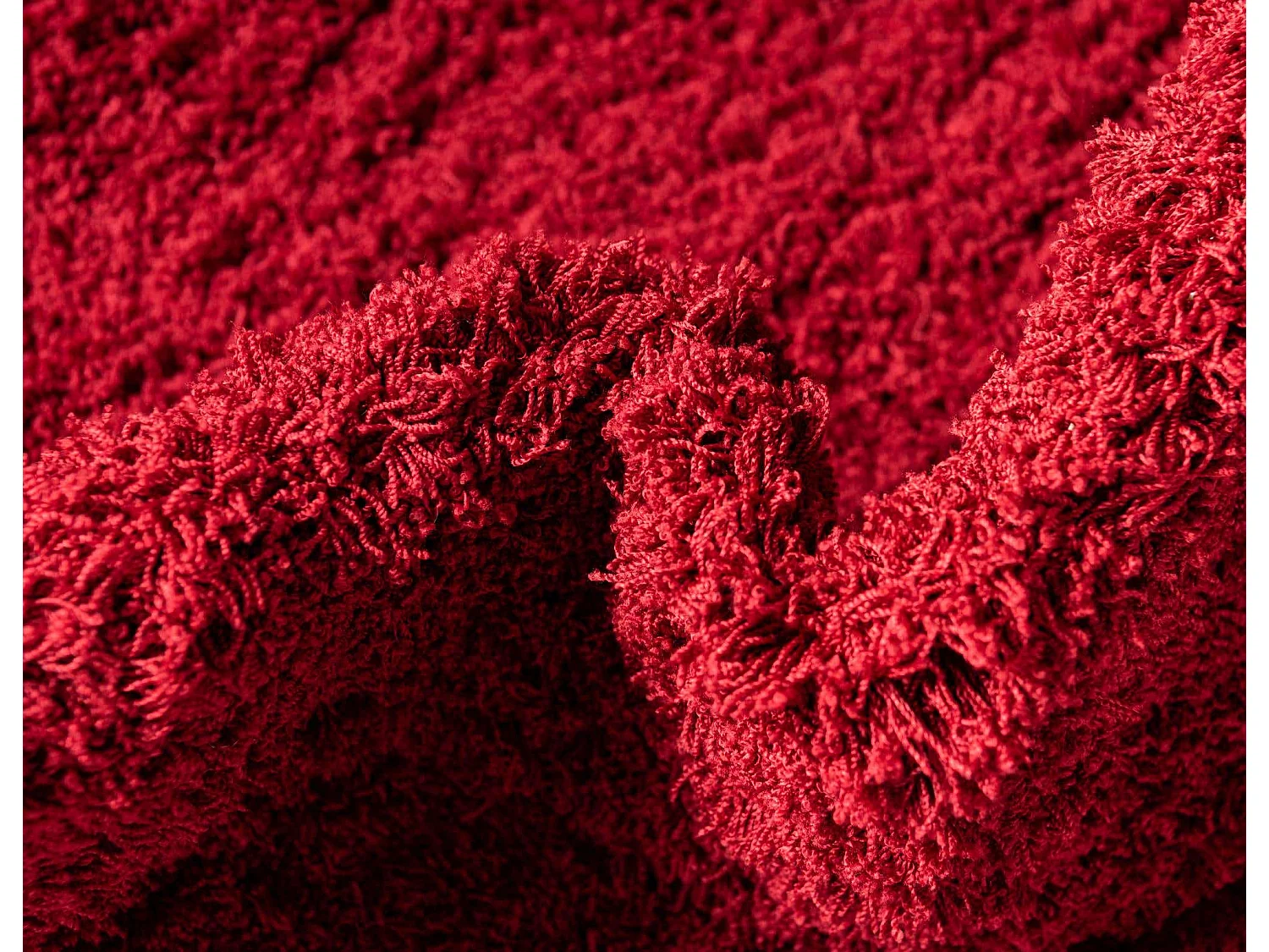 Tappeto shaggy  62x185 rosso Luzern