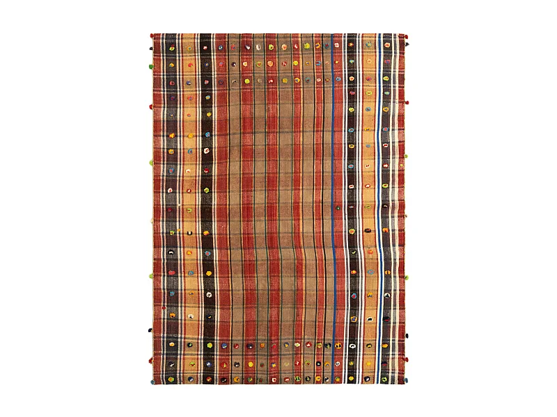 Wollteppich 151x211 Rot Jajim