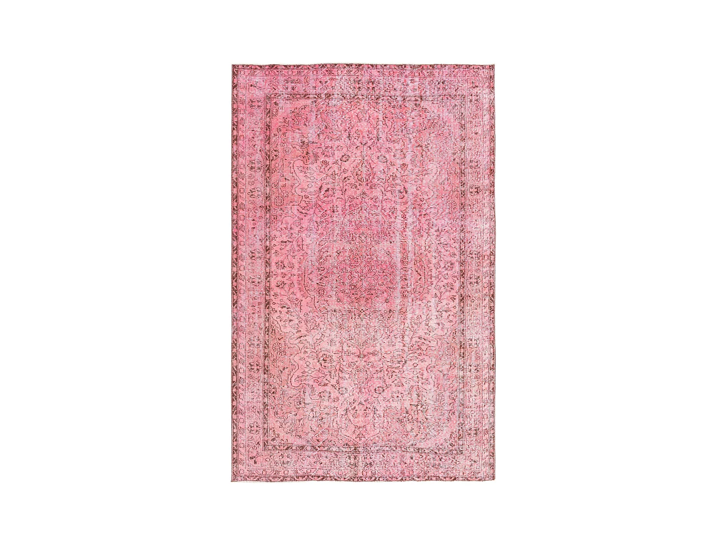 Tapis de laine 178x287 rouge Ultra Vintage