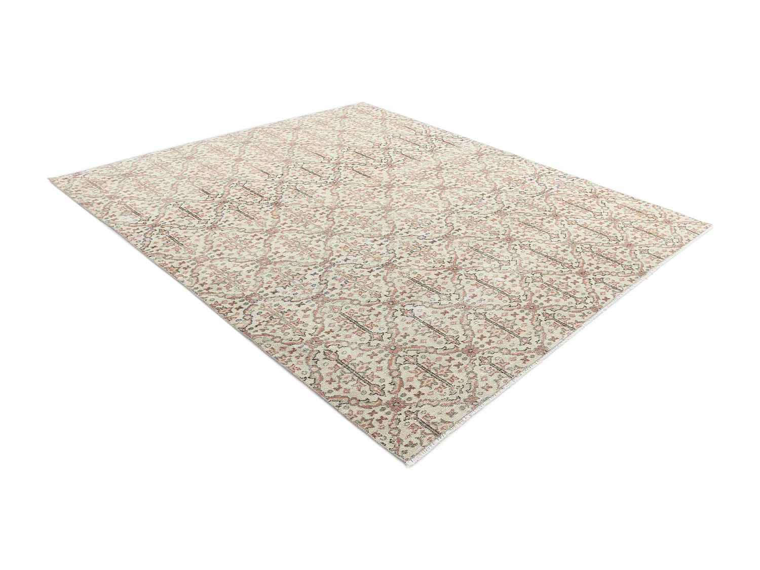Tappeto in lana 201x249 beige Ultra Vintage