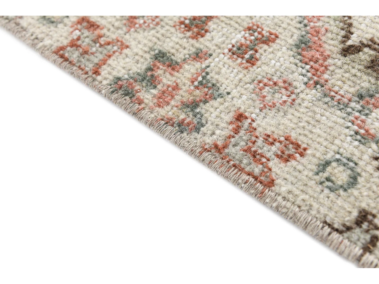 Tappeto in lana 201x249 beige Ultra Vintage