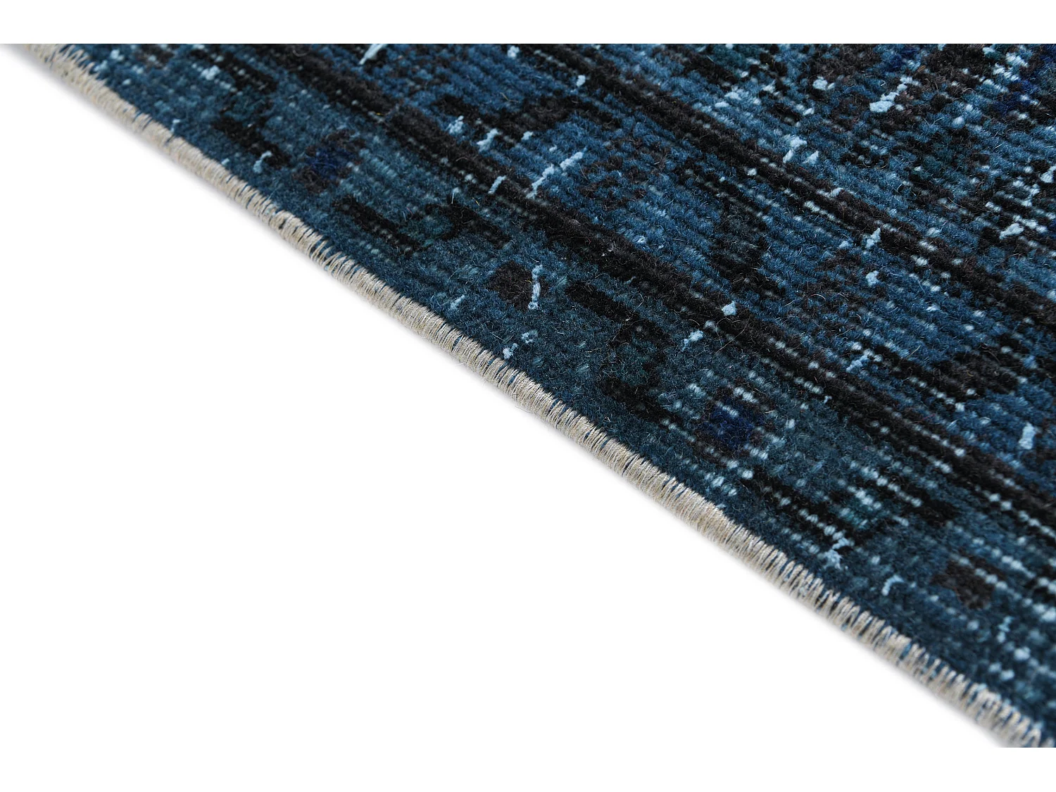 Wollteppich 157x254 Blau Ultra Vintage