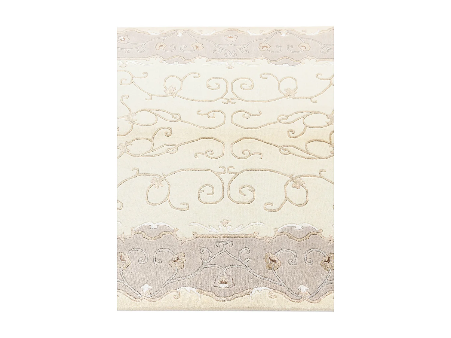 Tapis de laine 124x183 beige Darya