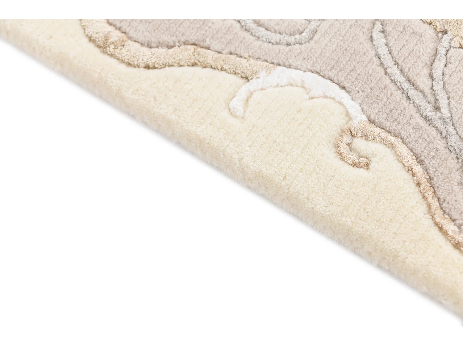 Tapis de laine 124x183 beige Darya