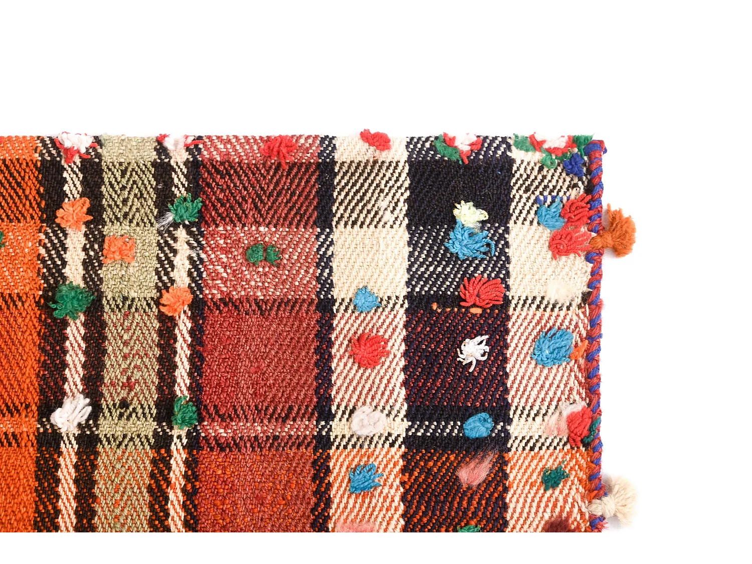 Wollteppich 140x217 Orange Jajim