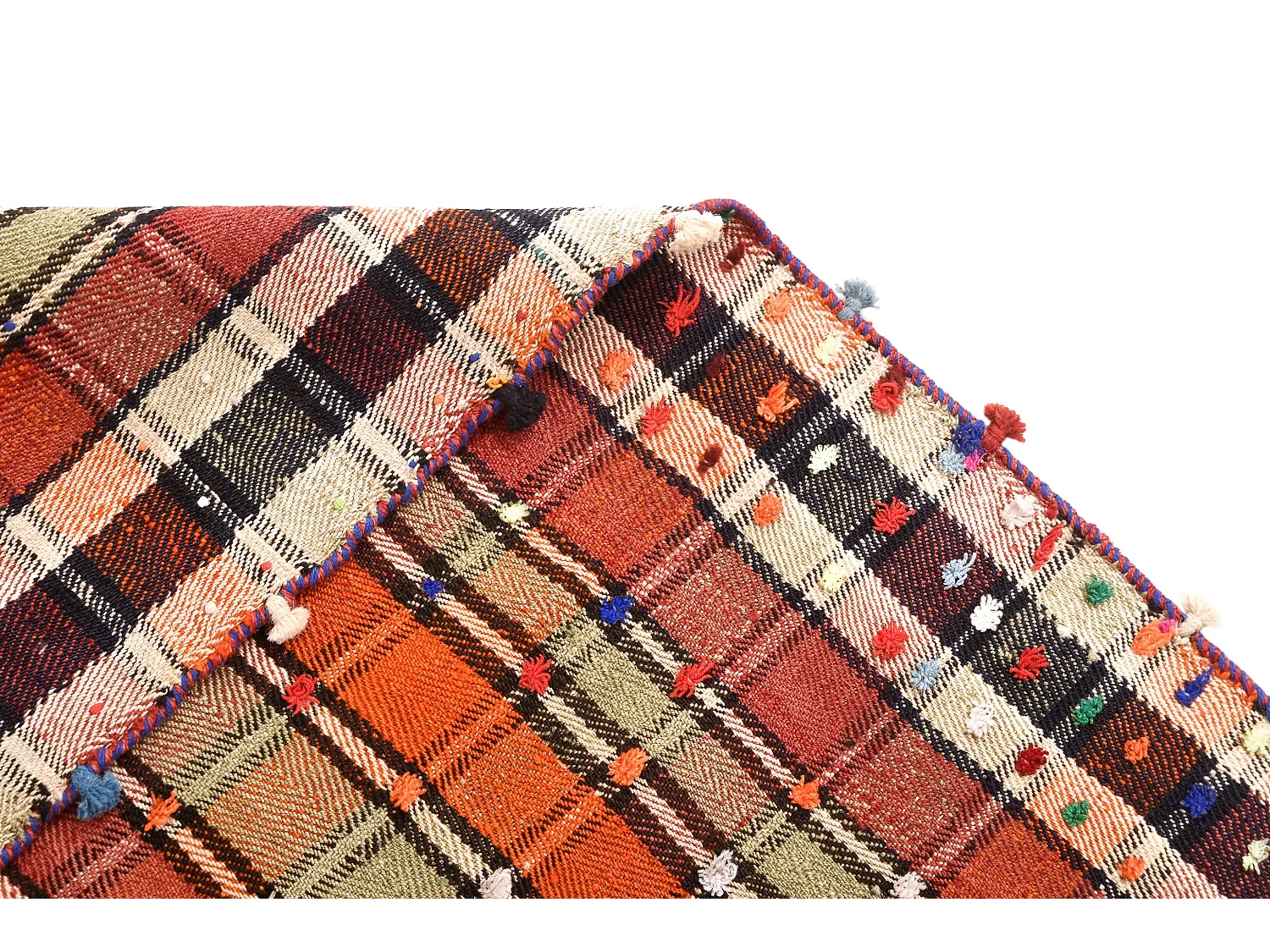 Wollteppich 140x217 Orange Jajim