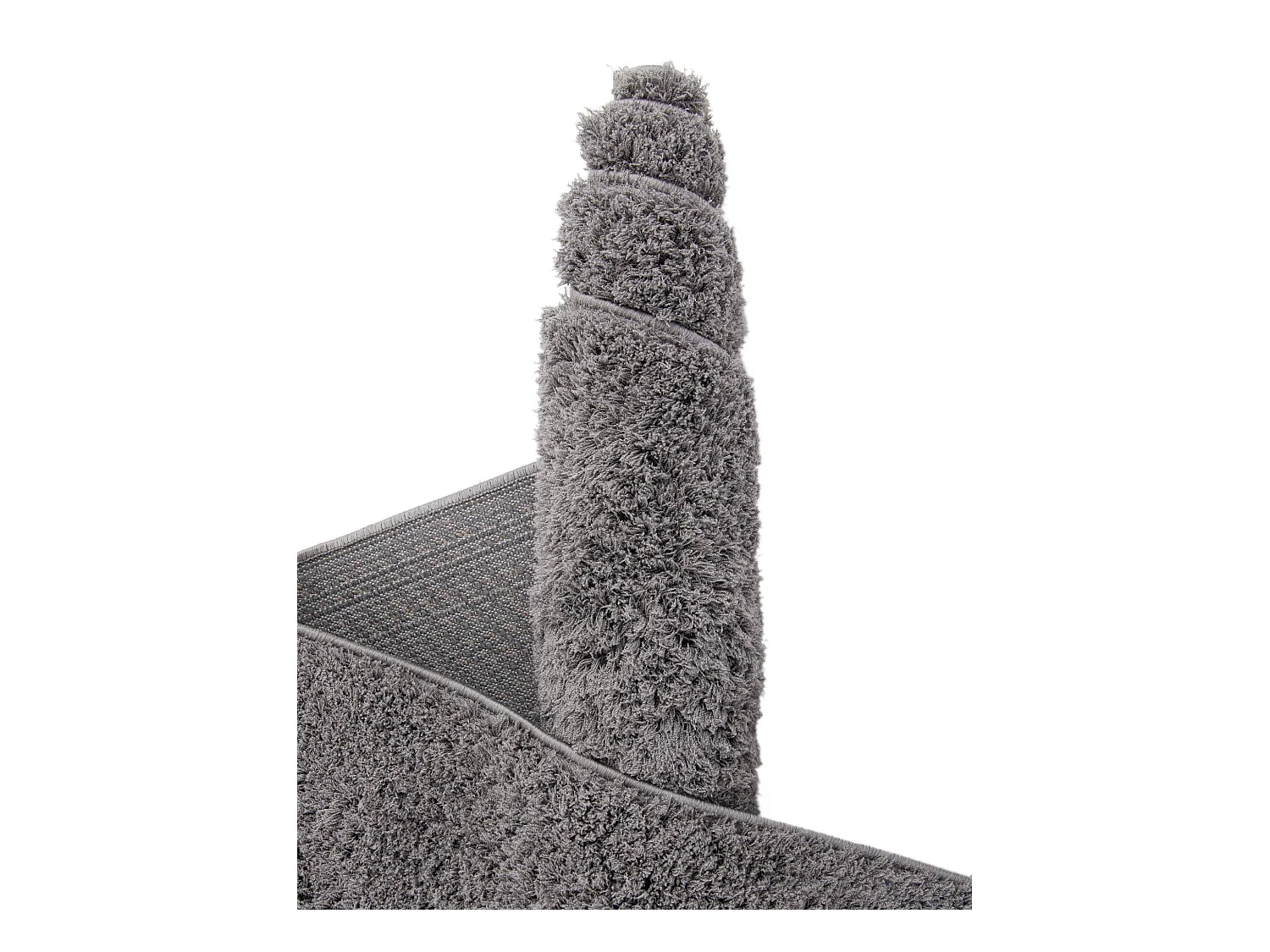 Hochflorteppich 62x185 Grau Luzern