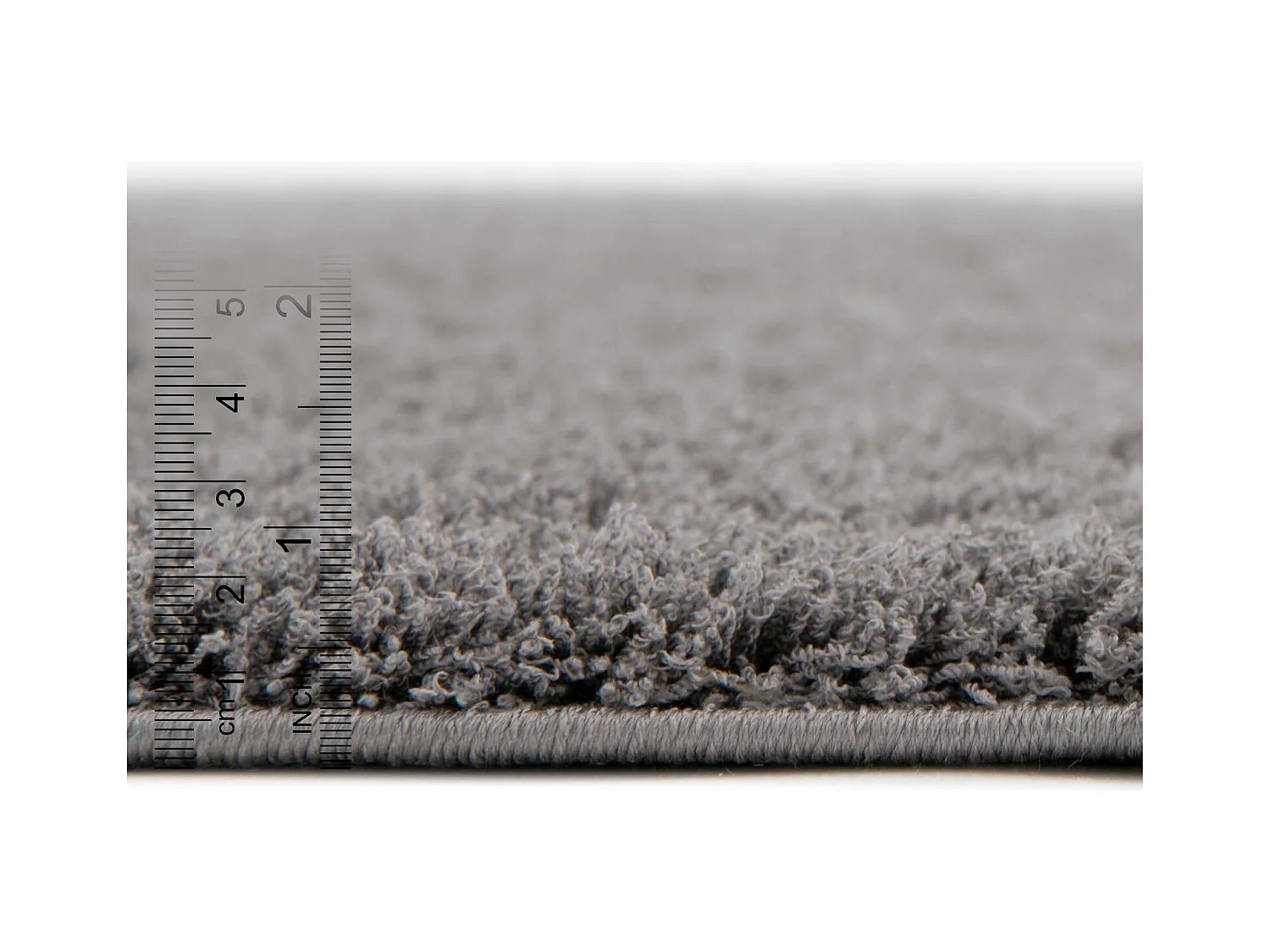 Hochflorteppich 62x185 Grau Luzern