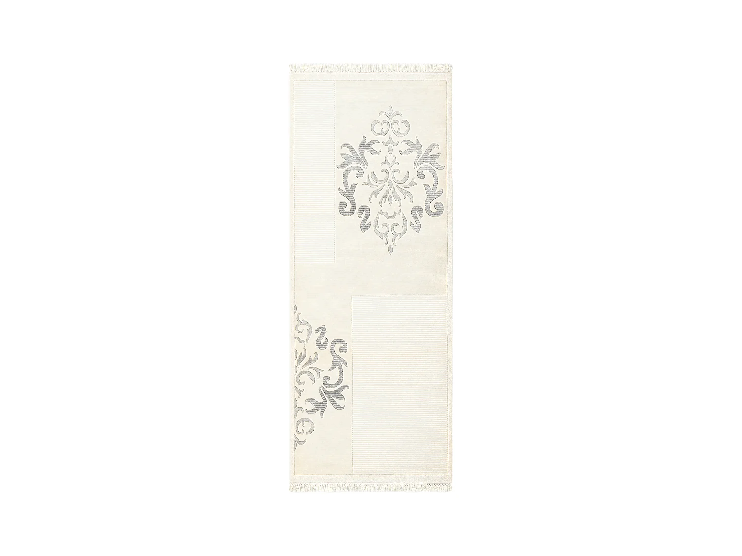 Tapis de couloir en laine 79x203 beige Darya