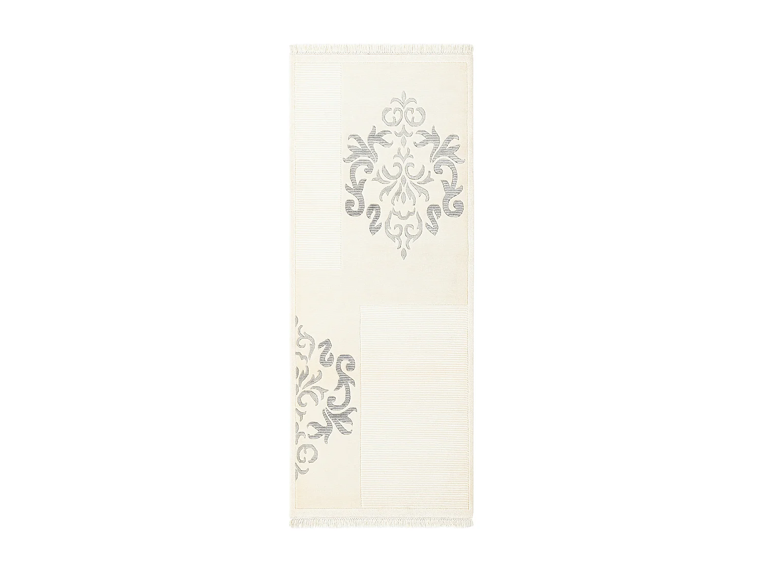 Tapis de couloir en laine 79x203 beige Darya
