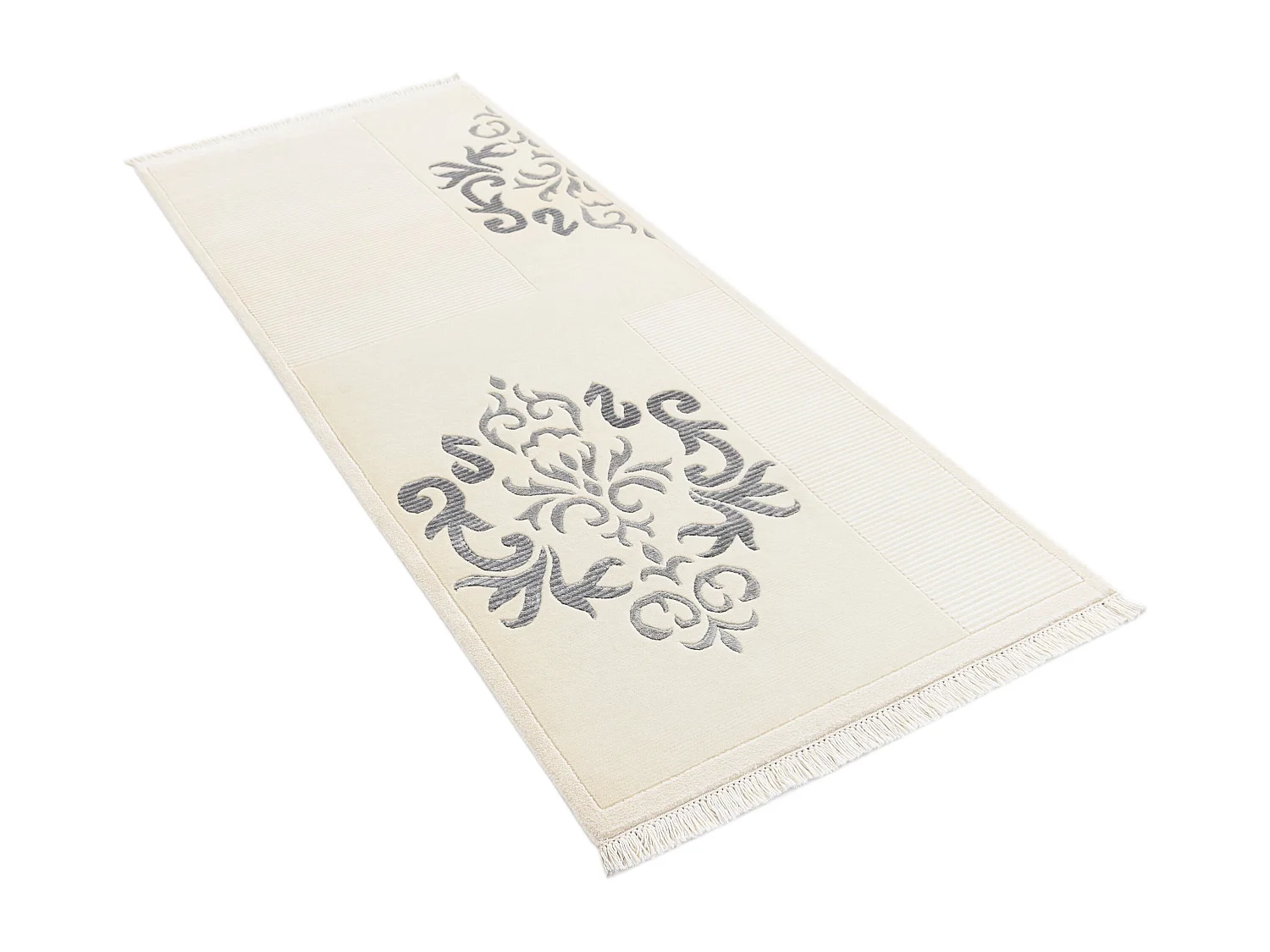 Tapis de couloir en laine 79x203 beige Darya