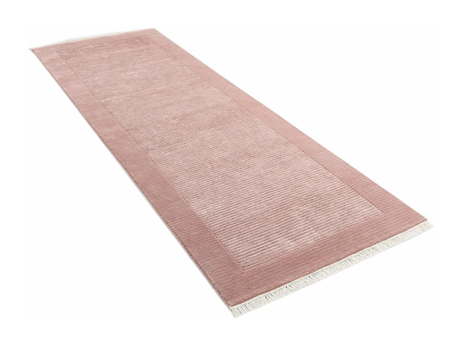 Tappeto per corridoio in lana 99x297 rosa Darya