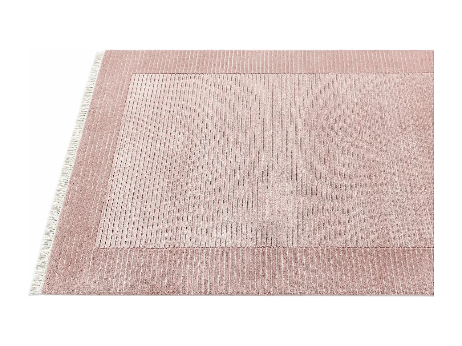 Tappeto per corridoio in lana 99x297 rosa Darya