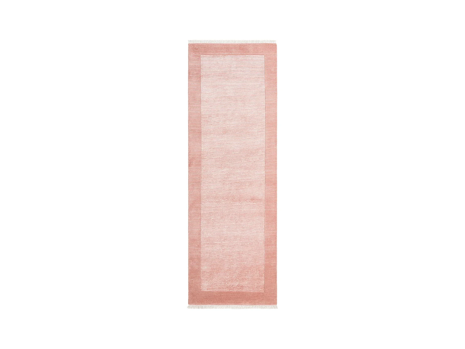 Tapis de couloir en laine 99x297 rose Darya
