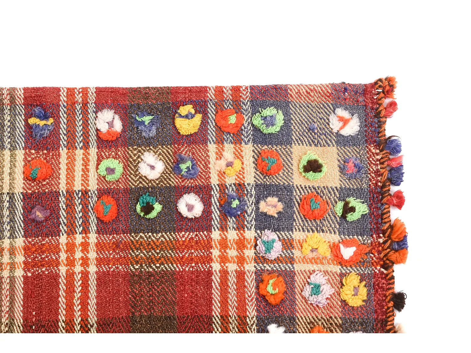 Tapis de laine 127x201 orange Jajim