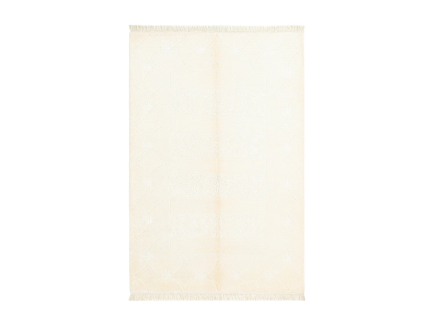 Tapis de laine 122x183 beige Darya