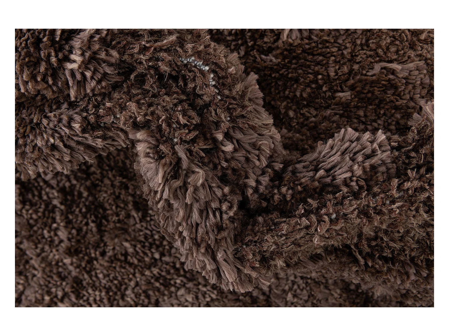 Hoogpolig tapijt 305x240 Donkerbruin Thun Scutum