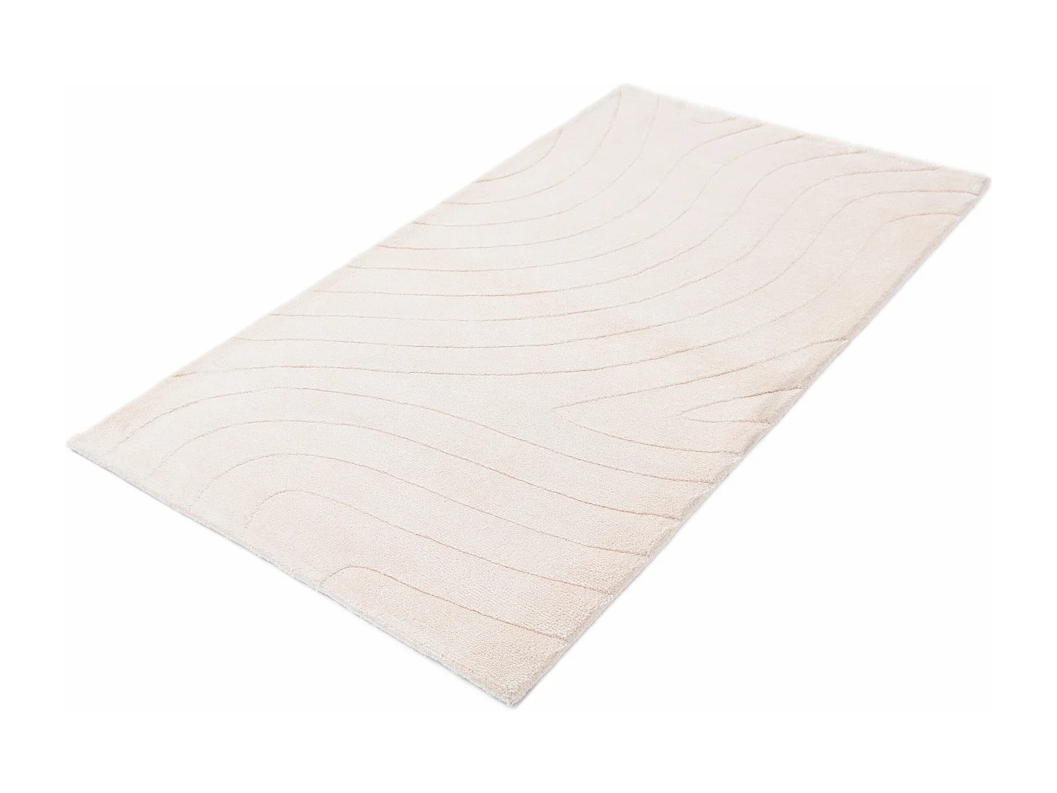 Tapis de laine 81x150 beige Darya