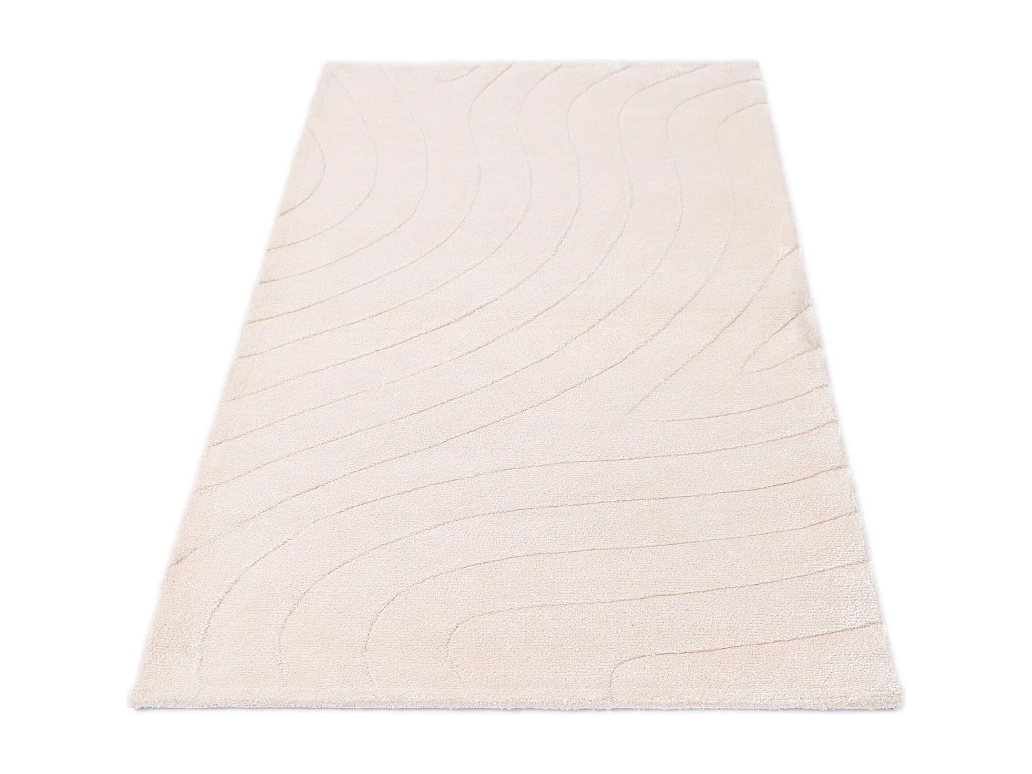 Tapis de laine 81x150 beige Darya