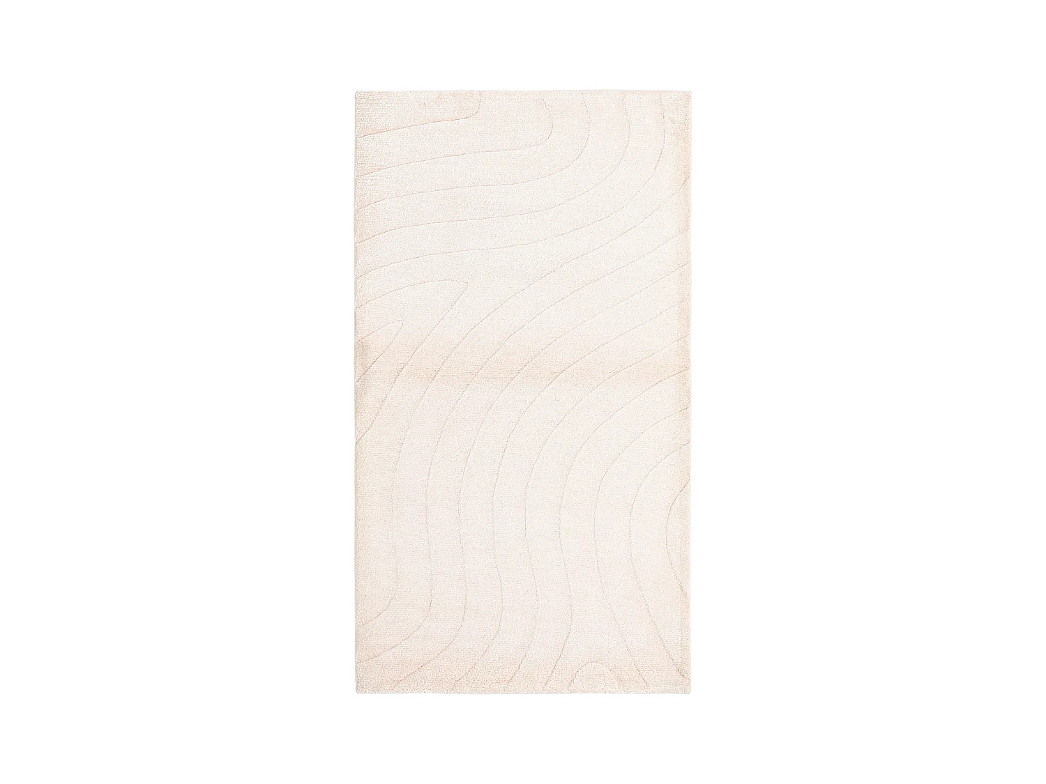 Tapis de laine 81x150 beige Darya
