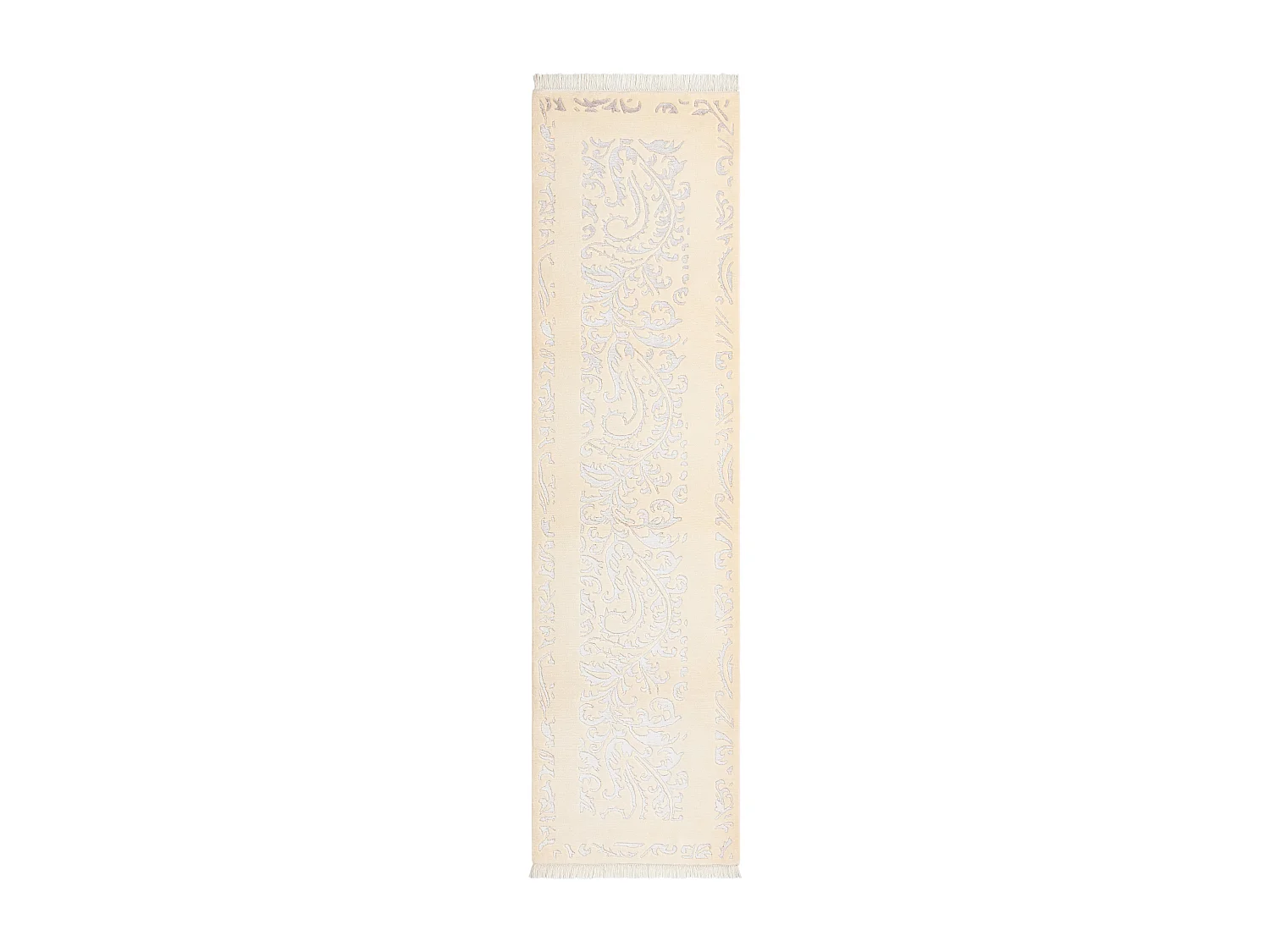 Tapis de couloir en laine 81x307 beige Darya