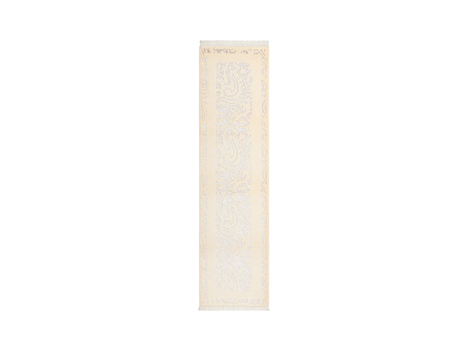 Tapis de couloir en laine 81x307 beige Darya