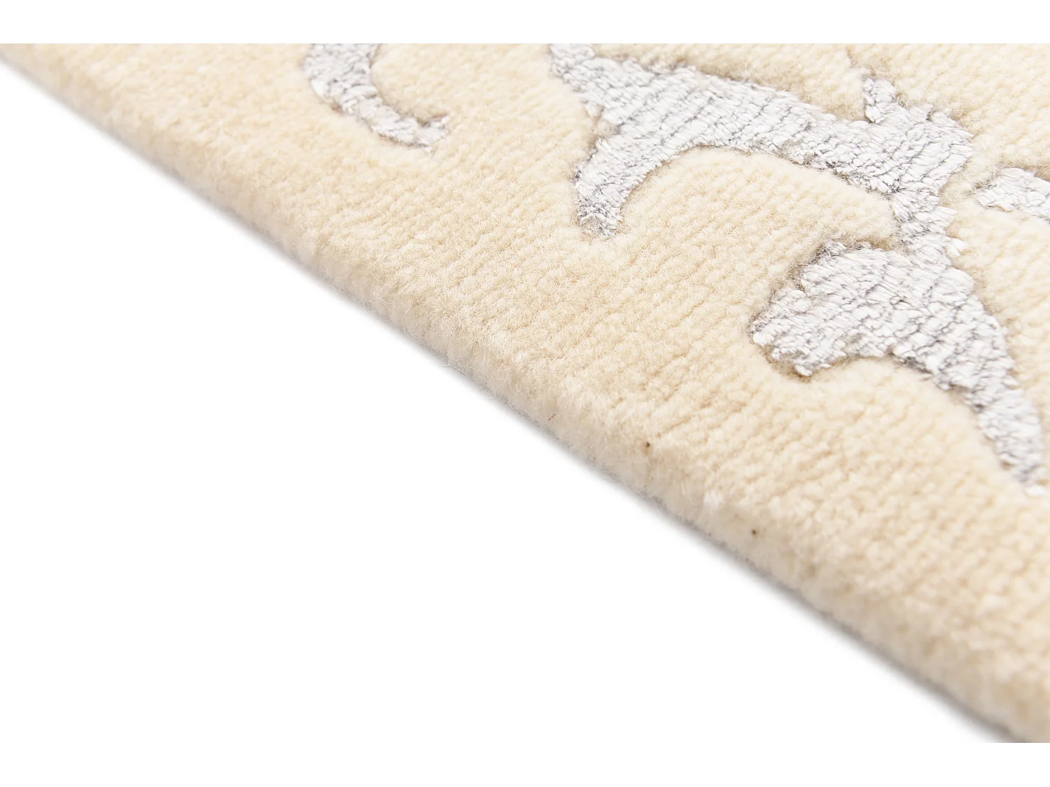 Tapis de couloir en laine 81x307 beige Darya