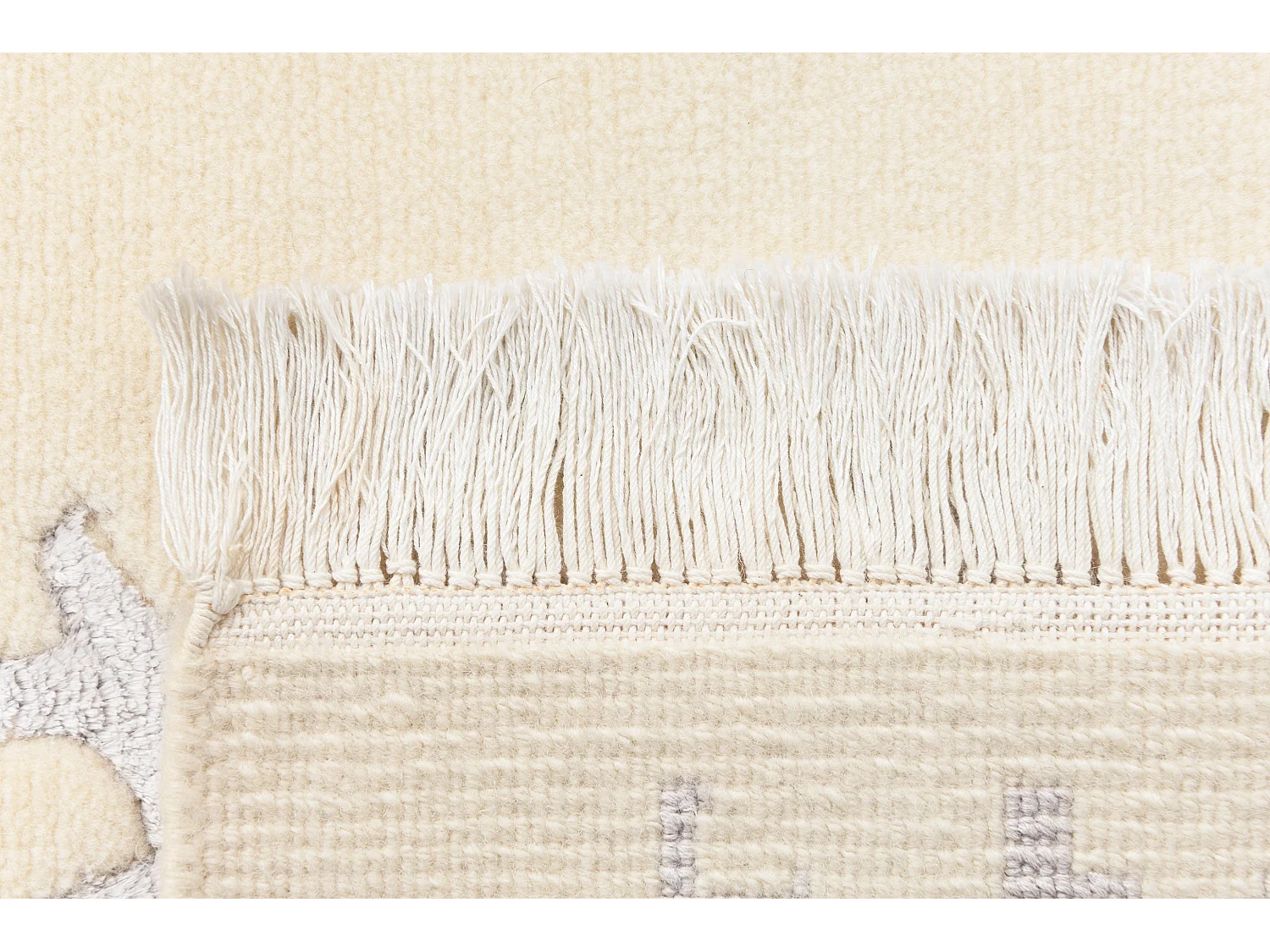 Tapis de couloir en laine 81x307 beige Darya