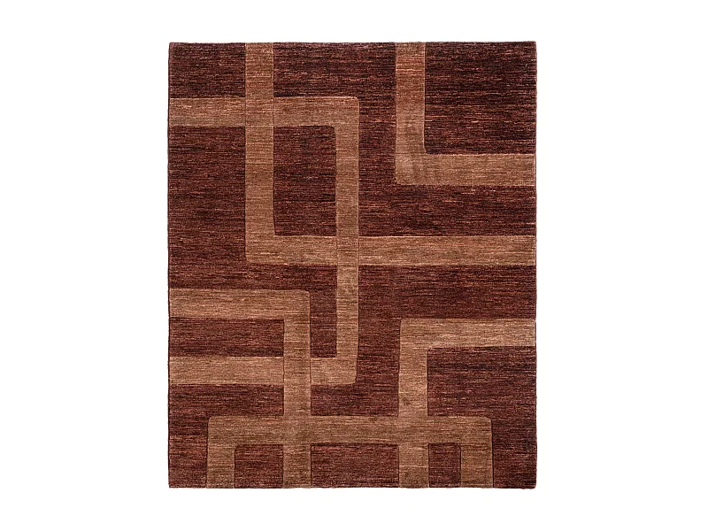 Wollteppich 201x244 Braun Juma