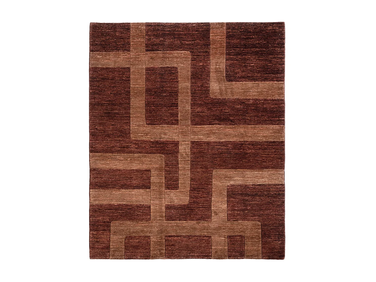 Tappeto in lana 201x244 marrone Juma