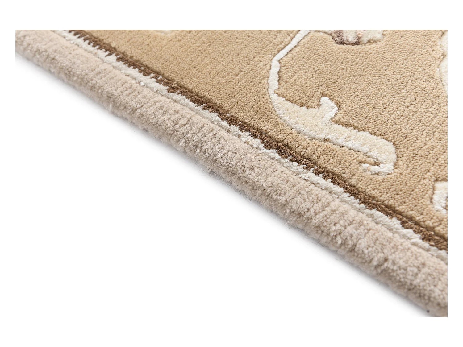 Tappeto per corridoio in lana 86x305 beige Darya