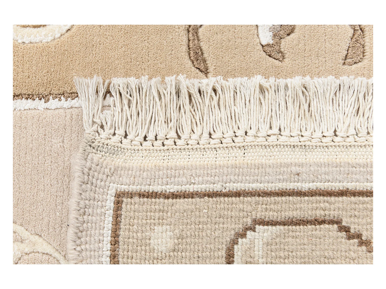 Tappeto per corridoio in lana 86x305 beige Darya