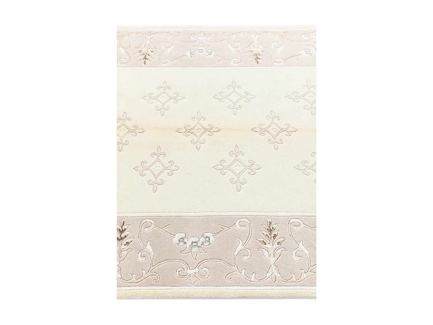 Tapis de laine 122x183 beige Darya