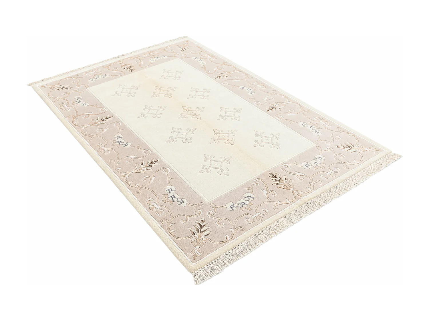 Tappeto in lana 122x183 beige Darya