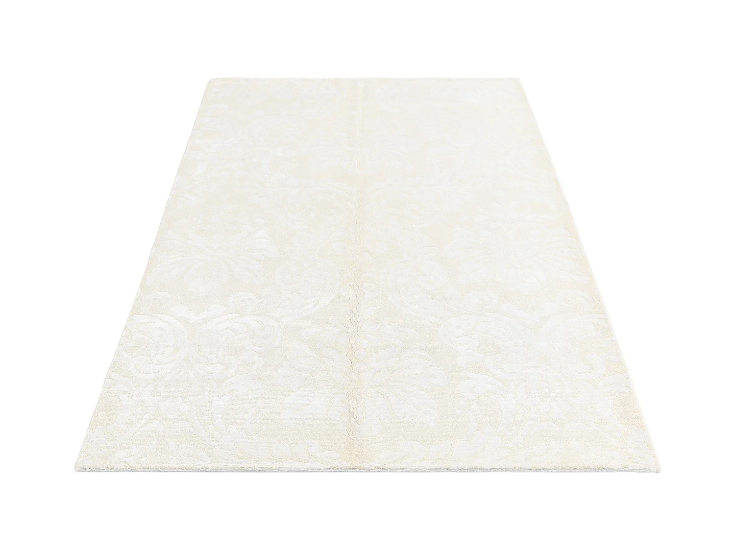 Tapis de laine 142x183 beige Darya